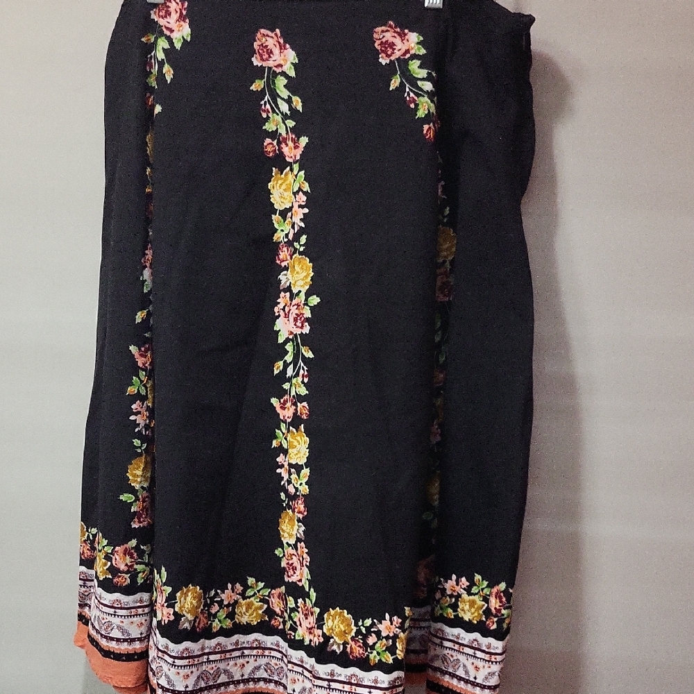 FLORAL HIPPY SKIRT BY JANE ASHLEY, 2X